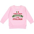 thumbnail image 2 of Inktastic No Recipes I'm Italian Toddler Sweatshirt, 2 of 4