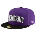 thumbnail image 3 of Men's New Era Purple/Black Sacramento Kings 2024/25 Classic Edition Jersey Hook 59FIFTY Fitted Hat, 3 of 6