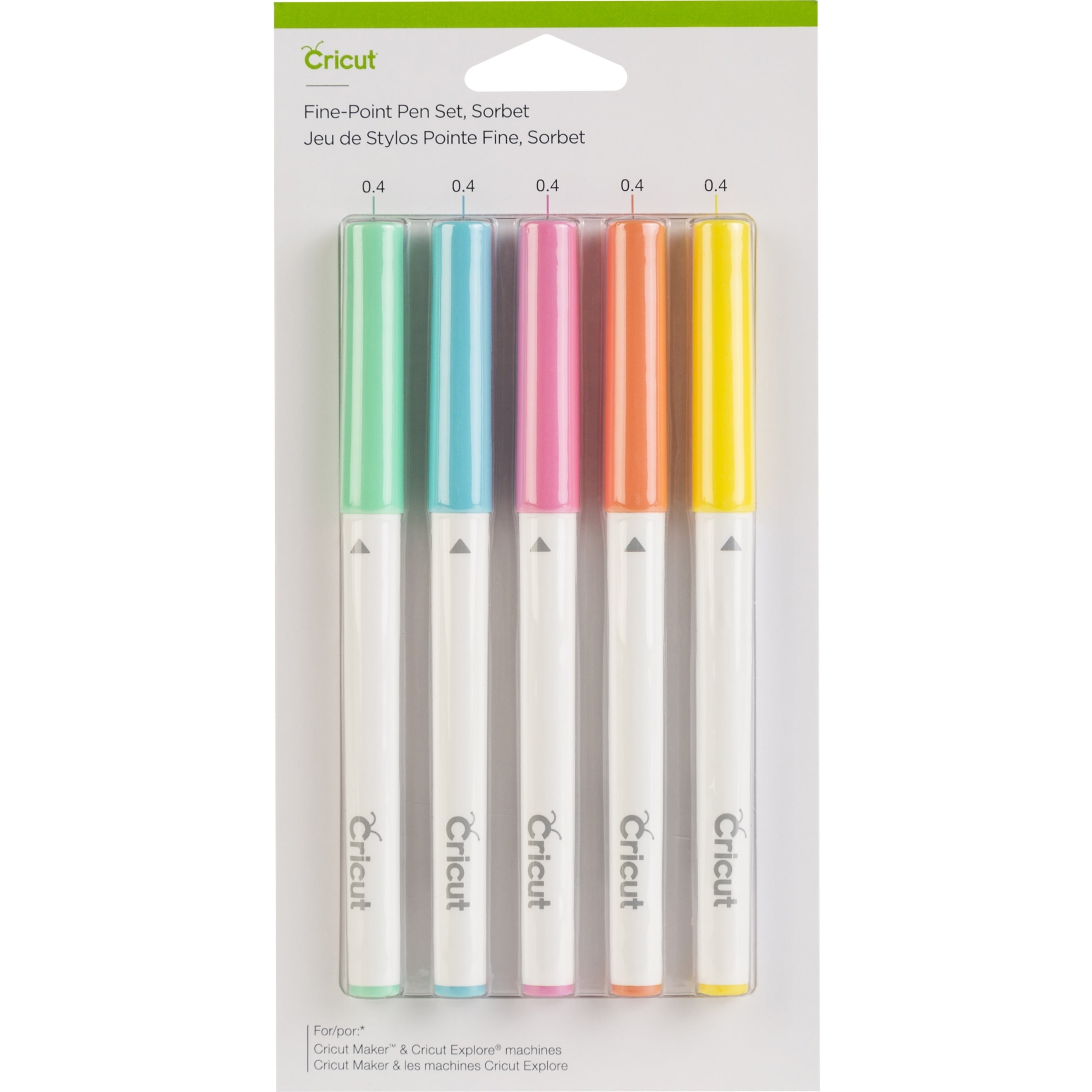 Home Arts, Crafts & Sewing Cricut Explore 0.4 Fine Point Pens Black 10