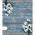 thumbnail image 4 of Daisies Love Heart Blue Wood Board Mailbox Cover with Magnetic Strip Spring Summer Flower Mailbox Wraps Post Letter Box Cover Standard Size 21" X 18" for Garden Outdoor Yard Decor, 4 of 6