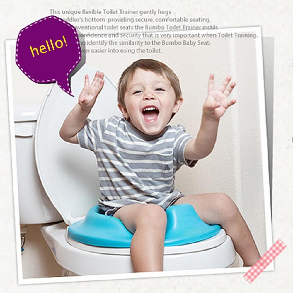 KIDS SOFT PADDED TOILET TRAINING SEAT CHILDREN BABY POTTY SEAT TODDLER REMOVABLE 
