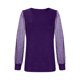 thumbnail image 5 of RKSTN Sequin Shirts for Women Oversized Crewneck Sparkly Glitter Mesh Long Sleeve T Shirts Tops Womens Casual Solid Plus Size Round Neck Loose Comfy Cozy Tee Blouses Party Club Night Festive Shirt, 5 of 7