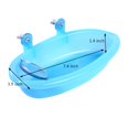 thumbnail image 2 of Bird Bath Tub with Mirror,Bird Cage Hanging Bath Bathing Box for Small Birds Parrots, 2 of 6