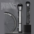 thumbnail image 2 of WEST BIKING Mini Bike Pump 140PSI Air Pump Portable MTB Road Bike Tire Pump Inflator with Pressure Gauge Fits Presta & Schrader Valves for Front Fork Rear Suspension Tire Ball, 2 of 9