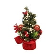 thumbnail image 2 of Christmas Savings! Caoblia Mini Christmas Tree 8 Inch Ornaments and Gifts Artificial Christmas Tree with Christmas Balls, Flower for Holiday Indoor Dining Table Party Decor, Christmas Decorations, 2 of 7