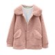 thumbnail image 4 of Puntoco Coat Abrigo superior con capucha y bolsillo con cremallera para mujer Liquidación Puntoco Puntoco-1, 4 of 4