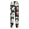 thumbnail image 4 of bbymog Girls' Halloween Sweatpants Casual Spooky Joggers with Pocket Children Place Boys Pants Multicolor 5-6Years, 4 of 5