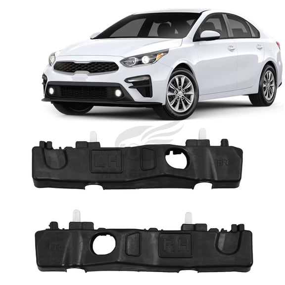 For Kia Forte 2019-2022 Front Bumper Retainer Support Bracket 2pcs LH RH