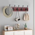 thumbnail image 5 of Black Wall-Mounted Hooks for Coats, Towels, and Accessories - Set of 10 for Kitchen or Bathroom Use, 5 of 5