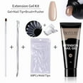 thumbnail image 4 of 15ml Nail Extension Gel Kit Soak Off UV Gel Acrylic, 4 of 5