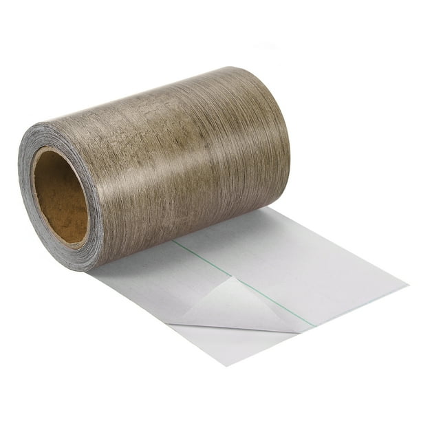 Cinta de Grano de Madera 4"x33 Ft Parche Autoadhesivo de Reparación de Grano de Madera para Reparación de Zócalos Piso Roble Gris