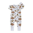 thumbnail image 1 of Pyjama Côtelé Garçon Fille Combinaison à Manches Longues avec Fermeture Éclair, 1 of 2