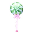 thumbnail image 5 of Kit de globo de aluminio con forma de molino de viento y base de columna para decoración de bodas, baby showers y fiestas. Verde, 5 of 5