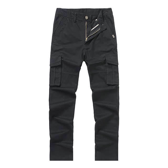 Zszcpp Wide Leg Pants Men'S Spring Autumn Large Size With Pockets Straight Outdoor Cargo Lounge Trousers Casual Trouser