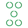 thumbnail image 1 of Baohd 1/2/3/5 10pack/lot Effortlessly Items - Flexible Plastic Rings For Cards Documents And Scrapbooks Flexible green diameter 27mm 5PCS, 1 of 6