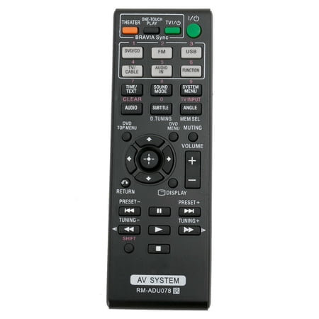 New RM-ADU078 Replace Remote for Sony HCD-DZ610 DAV-DZ170 DAV-DZ171 HBD-TZ135