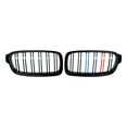 thumbnail image 6 of Astra Depot Glossy Black M-Color Double Line Kidney Grille Fit 2012-2018 BMW F30 F31 320i 328i 335i 4-Door, 6 of 7