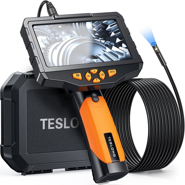 Cámara de inspección Teslong NTS300 de doble lente 1080P 5 pulgadas IPS