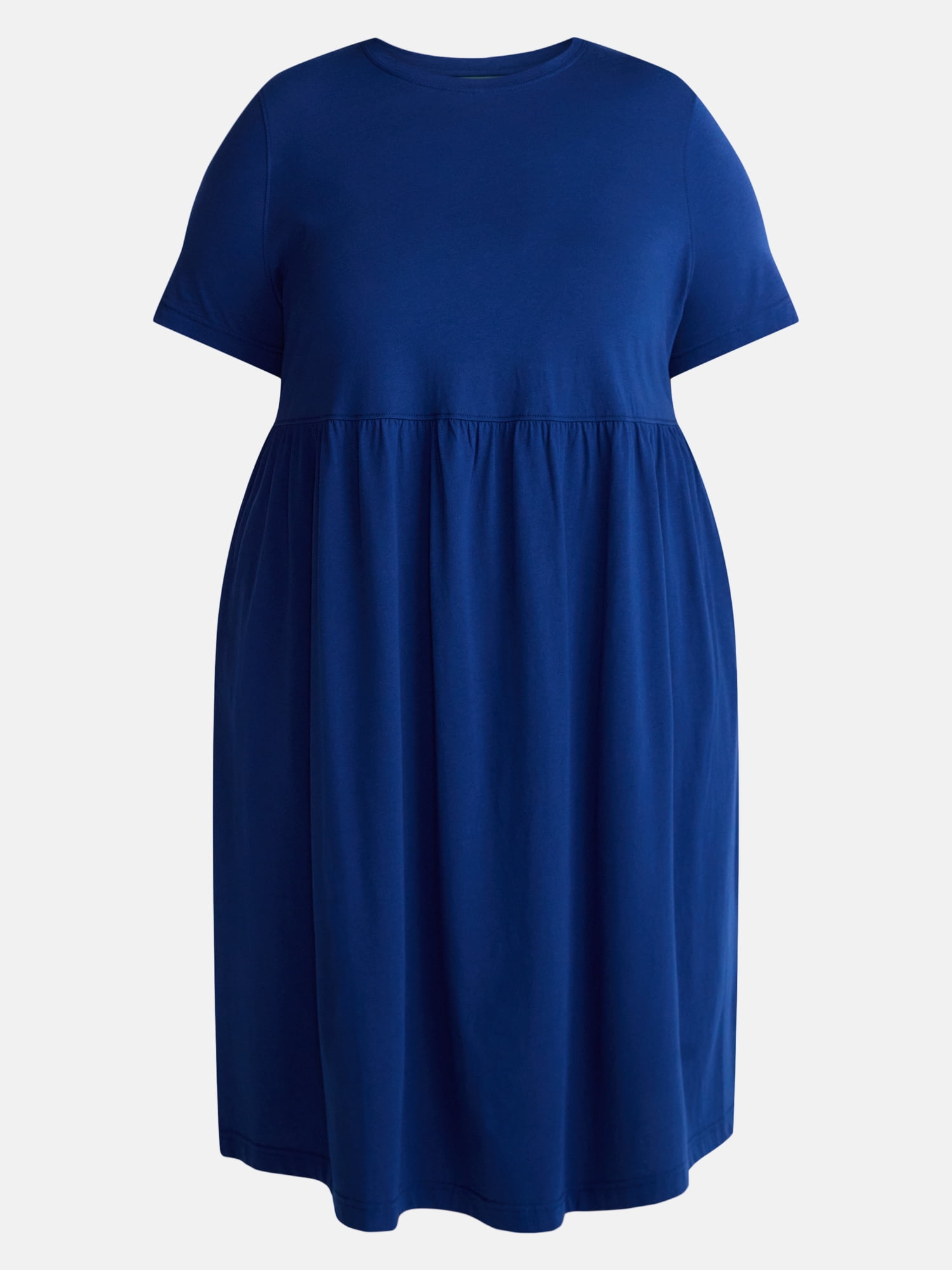 Terra & Sky Women’s Plus Babydoll Dress, Sizes 0X-5X