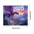 Dragon Calendar 2025 Fantasy Dragon Wall Calendar 2025, Creative