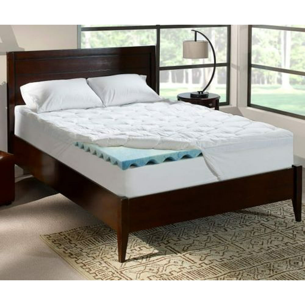 Serta Perfect Sleeper 4 Inch King Cushioned Plush Gel Memory Foam