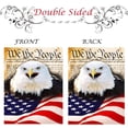 thumbnail image 2 of American Flag Freedom Patriotic Bald Eagle Double Sided Garden Yard Flag 12.5x18, America USA Flag Memorial Day Independence Day Decorative Garden Flag Banner for Outdoor Home Decor Party, 2 of 6