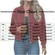 thumbnail image 2 of AUNVITO Women's Fleece Jacket Button Front Long Sleeve Casual and Cozy Outerwear, 2 of 7