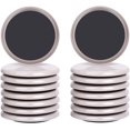 thumbnail image 1 of 16 deslizadores para mover muebles para alfombras, almohadillas móviles redondas reutilizables de 3,5 pulgadas, deslizadores para mover mesa pesada, escritorio, cama, sofá, nevera (beige), 1 of 5