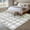 SpringGreen LightGrey, variant on Area Rug for Living Room, Green Eucalyptus Leaves Non-Slip Indoor Large Carpet for Bedroom/Dining Room, Spring Floral Weeping Farmhouse Washable Low-Profile Rectangle Floor Mat Runner Rugs - 3 x 5 Ft