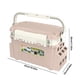 thumbnail image 4 of Caja Herramientas Pesca Portátil Cebo Plástico Organizador Almacenamiento Accesorios () Rosa, 4 of 8