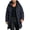 Blue, variant on Winter Coats for Men Long Hooded Thick Quilted Cotton Padded Parka with Windproof and Warm Insulation for Outdoor