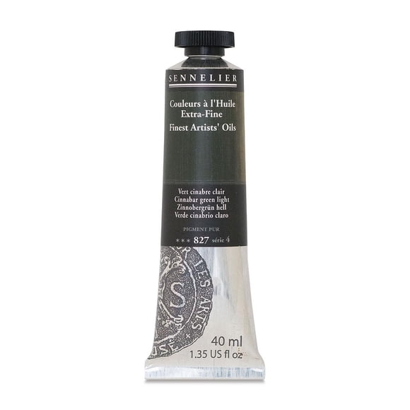 Color al óleo Sennelier Artists' tubo de 40 ml, Verde Cinabrio Claro S4