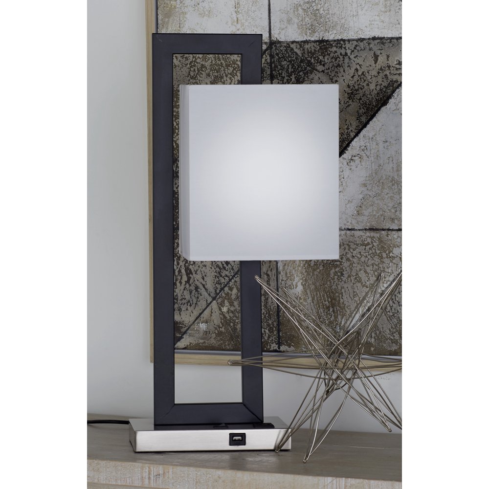 CosmoLiving by Cosmopolitan Contemporary Style Rectangular Black Metal