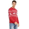 thumbnail image 1 of Purcoar Mens Casual Slim Fit Knitted Christmas Holiday Party Pullover Sweaters, 1 of 9