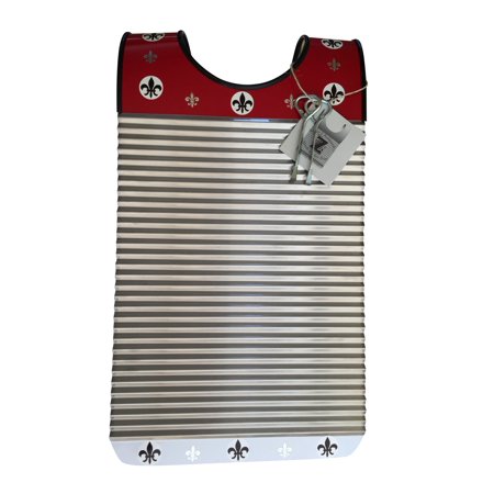 Key of Z Rubboards 24 Gauge Stainless Steel Washboard Percussion Instrument 19x13.5 in