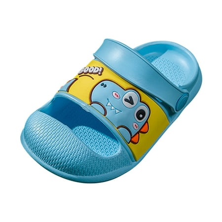 

Wesracia Toddler Shoes Baby Boys Girls Cartoon Non-Slip Slippers Shower Slipper EVA Soft Sole Sandals