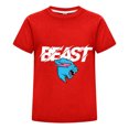 thumbnail image 1 of Playera Infantil MrBeast Unisex Niño Niña Algodón Cómoda Verano Moda Pantera Azul Estilo Juvenil Ropa Regalo Cumpleaños Diario, 1 of 4