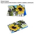 thumbnail image 5 of Allytech Slim Case for Samsung Galaxy Tab S6 Lite 10.4" 2020 SM-P610 P615, PU Leather Slim Folio Flip Stand Smart Cover Auto Sleep Wake Shockproof Cover for Samsung Galaxy Tab S6 Lite 10.4", Sunflower, 5 of 5
