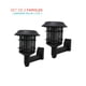 thumbnail image 1 of Set 2 Estacas Luz Led 4 Modos Impermeable Recargable Jardin negro 6.49 pulg, 1 of 10