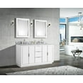 thumbnail image 3 of Avanity Austen-V60-S Austen 60" Double Free Standing Wood Vanity Cabinet Only - White, 3 of 5