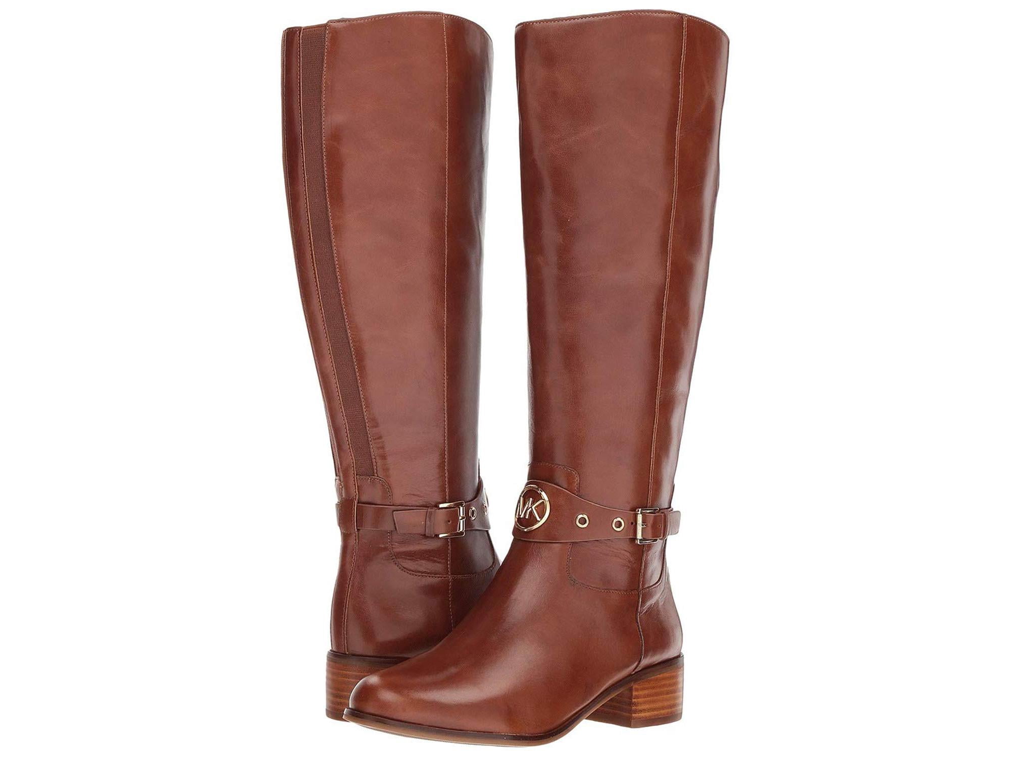 michael kors heather leather boots