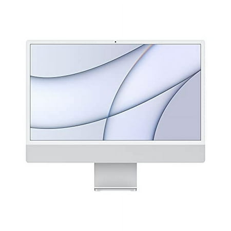 Restored 2021 Apple iMac (24-inch, Apple M1 chip with 8‑core CPU and 8‑core GPU, 8GB RAM, 512GB) - Silver (Refurbished)