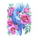 thumbnail image 2 of 11CT punto de cruz completo Animal flor estampado DIY pared arte manualidades hogar bordado Likrtyny decoración de arte, 2 of 9