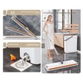 thumbnail image 2 of Household Flat Mop Tool Mop Bucket Set Handfree Mopping Flat Mop Magic Flat Mopping Rotating Self-Wringing Cleaning, 2 of 7