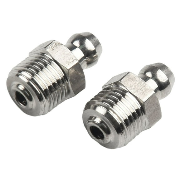 10pcs 201 Stainless Steel Straight Hydraulic Grease Fitting 1/8-28inch Thread