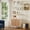 Oak, variant on 74" Tall Bookshelf with Storage Cabinet, Modern Ladder Bookcase with Wood & Metal Frame, Wall Mount Display Shelf for Living Room, Bedroom, Home Office White and Oak