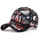 thumbnail image 1 of Qarigey Gorra de béisbol con estilo, correa ajustable, protección solar ligera, sombrero de sombra de algodón para exteriores, transpirable Sombreros Negro, 1 of 6