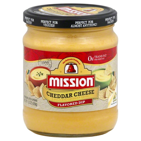 Mission Cheddar Cheese Dip, 15.5 Oz.