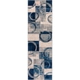thumbnail image 2 of Well Woven Barclay Shai Modern Geometric Grey Blue 2'3" x 7'3" Runner Rug, 2 of 6