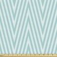 thumbnail image 1 of Geometric Upholstery Fabric by the Yard, Repetitive Triangles Stripes Soft Pastel Fresh Calm Tone Illustration, Decorative Fabric for DIY and Home Accents, Pale Blue Seafoam by Ambesonne, 1 of 5